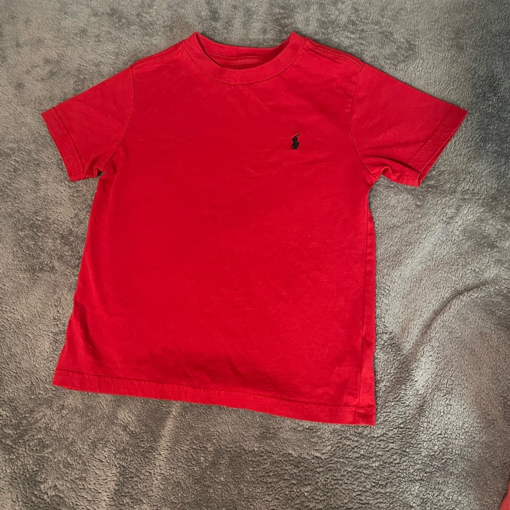 Polo by Ralph Lauren Bright Red Kids Tee